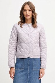 Kurtka przejściowa Tommy Hilfiger  fioletowa damska WW0WW47290