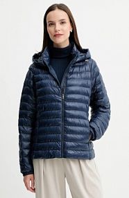 Kurtka przejściowa Tommy Hilfiger  granatowa damska WW0WW47351