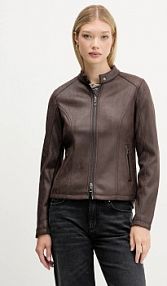 Kurtka przejściowa Desigual  brązowa damska 25WWEW43