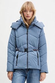 Kurtka puchowa Desigual  niebieska damska 25WWEW60