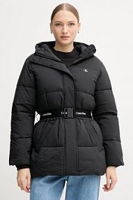 Kurtka puchowa Calvin Klein Jeans  czarna damska LV047D507G