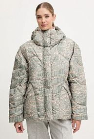 Kurtka puchowa adidas by stella mccartney  zielona damska JX6787