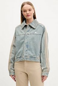 Kurtka jeansowe adidas Originals  niebieska damska JY2872
