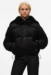 Kurtka puchowa Karl Lagerfeld  czarna damska A4W15042