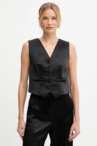 Kamizelka Luisa Spagnoli  czarna damska 542471