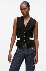 Kamizelka Karl Lagerfeld  czarna damska A4W18061