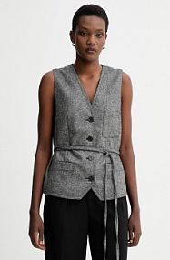 Kamizelka Marc O'Polo  szara damska 509015881019