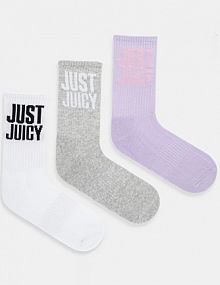 Skarpetki Juicy Couture  białe damskie JCAXS225706