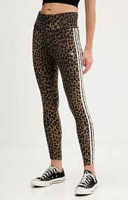 Legginsy adidas Originals  brązowe damskie JW7308