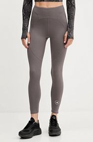 Legginsy adidas by stella mccartney  brązowe damskie JM1400