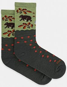 Skarpetki Darn Tough  zielone damskie 6105.