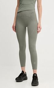 Legginsy adidas by stella mccartney  zielone damskie JW4555
