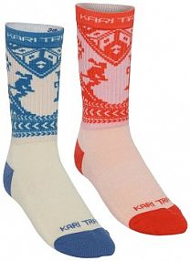 Skarpetki Kari Traa  beżowe damskie 611465