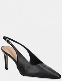 Sandały na obcasie Tommy Hilfiger  czarne FW0FW08636