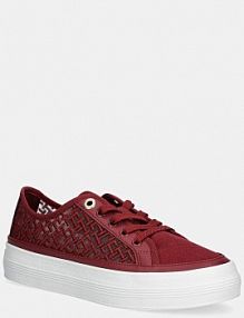 Tenisówki Tommy Hilfiger  bordowy damskie FW0FW08685