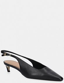 Sandały na obcasie Tommy Hilfiger  czarne FW0FW08711