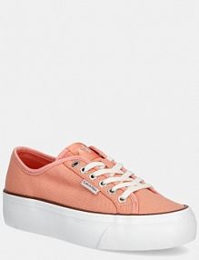 Tenisówki Calvin Klein Jeans  pomarańczowe damskie YW0YW01838