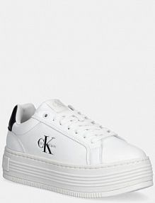 Sneakersy Calvin Klein Jeans  białe damskie YW0YW01878