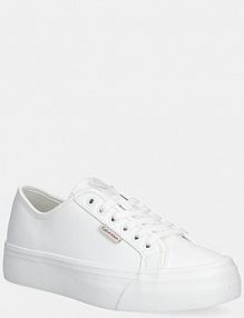 Sneakersy Calvin Klein Jeans  białe damskie YW0YW01886