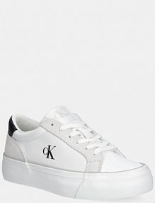 Sneakersy Calvin Klein Jeans  białe damskie YW0YW01896