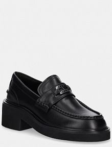 Mokasyny Tommy Jeans  czarne damskie EN0EN02789