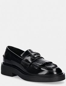 Mokasyny Tommy Jeans  czarne damskie EN0EN02790