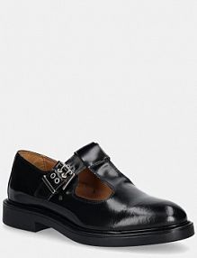 Półbuty sznurowane Bianco  czarne damskie 11251971