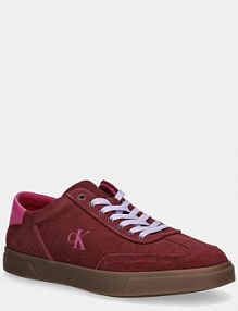 Sneakersy Calvin Klein  bordowy damskie HW0HW02683