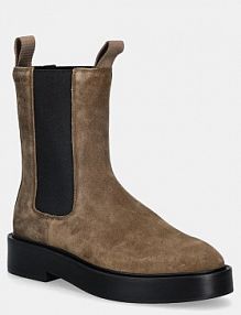 Sztyblety Calvin Klein  brązowe damskie YW0YW01969