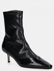 Botki na obcasie Boss  czarne 50548546.001