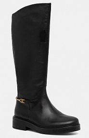 Kozaki Tommy Hilfiger  czarne damskie FW0FW08863