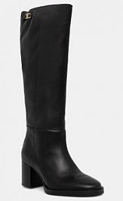 Kozaki Tommy Hilfiger  czarne damskie FW0FW08865