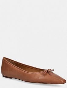 Baleriny Polo Ralph Lauren  brązowe 818973066001.