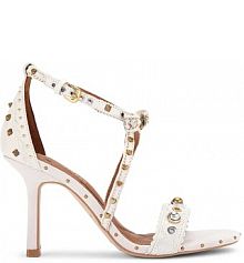 Sandały na obcasie Kurt Geiger London  beżowe 4711944109.BO