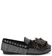 Mokasyny Kurt Geiger London  czarne damskie 4369500609.BL