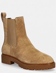 Sztyblety Lauren Ralph Lauren  brązowe damskie 802974477001.