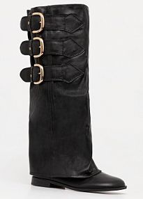 Kozaki Naked Wolfe  czarne damskie Anchor.Black