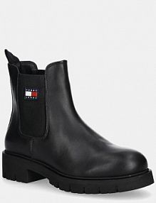 Sztyblety Tommy Jeans  czarne damskie EN0EN02825