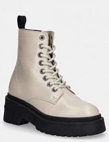 Botki Tommy Jeans  beżowe damskie EN0EN02848