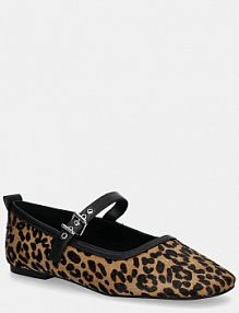 Baleriny Tommy Jeans  brązowe EN0EN02885