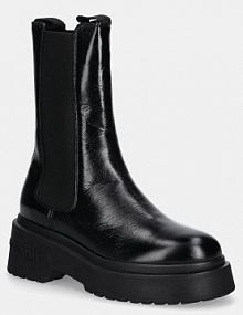 Botki Tommy Jeans  czarne damskie EN0EN02888