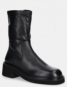 Botki na obcasie Tommy Jeans  czarne EN0EN02928