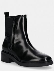 Botki na obcasie Tommy Hilfiger  czarne FW0FW08764