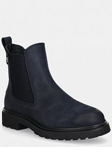 Sztyblety Tommy Hilfiger  granatowe damskie FW0FW09041