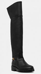 Kozaki Tommy Hilfiger  czarne damskie FW0FW08976