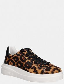 Sneakersy Guess  brązowe damskie FLTEL8.LEA12.