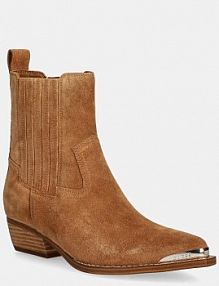 Botki na obcasie Guess  brązowe FLTLN2.SUE10.