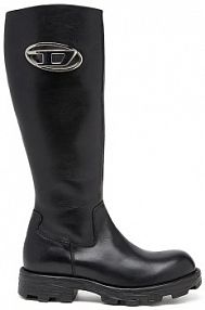 Kozaki Diesel  czarne damskie Y03417.P4471.