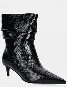 Botki na obcasie MICHAEL Michael Kors  czarne 40T5DWME5L.00