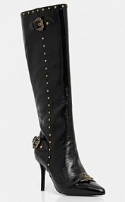 Kozaki Versace Jeans Couture  czarne damskie 79VA3S58.ZSC3